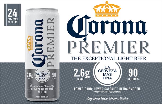 Corona Premier the Exceptional Light Beer (24 pack, 12 fl oz)