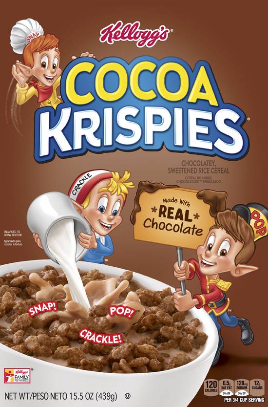 Kellogg's Sweetened Rice Chocolatey Krispies Cereal