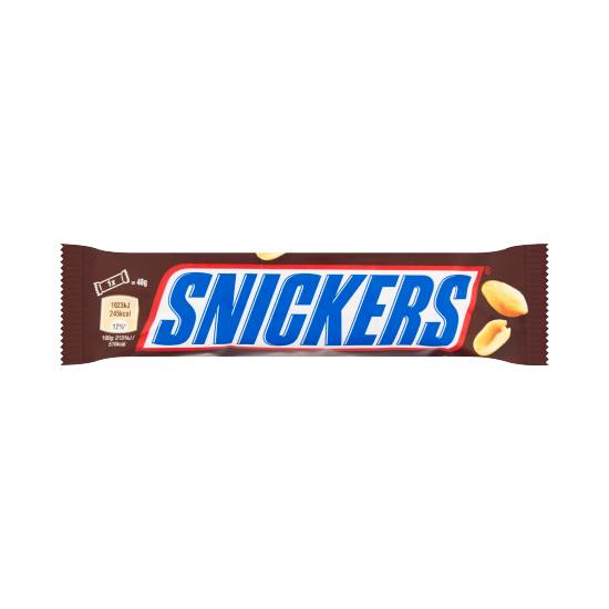 Snickers Caramel, Nougat, Peanuts & Milk Chocolate Snack Bar 48g