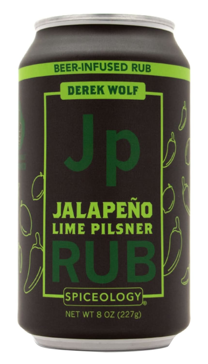 Spiceology Derek Wolf Jalapeno Lime Pilsner Bbq Rub 8 Oz