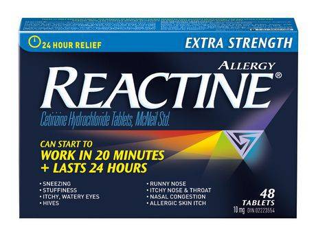 Reactine Extra Strength Tablets, 48 Count (48 tablets)
