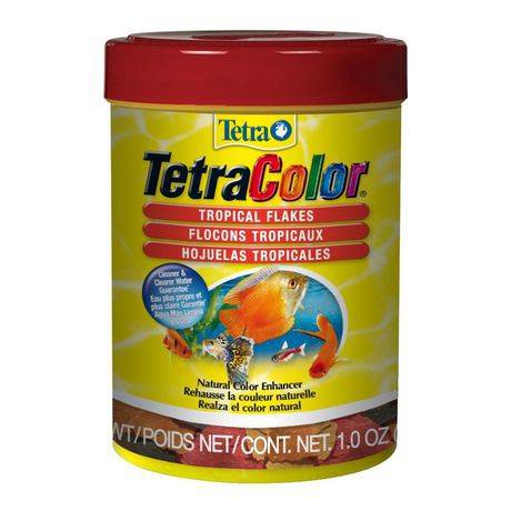 Spectrum Tetracolor Fish Food Flakes For Tropical Fish 28g (cleaner & clearer water)