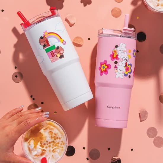 Gong Cha X Line Friends Tumbler