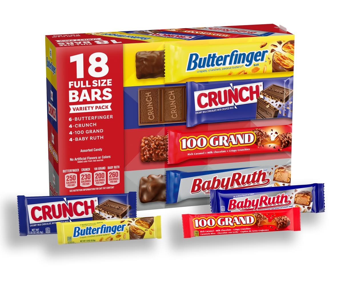 Butterfinger Assorted Candy Variety Box (31.2 oz, 18 ct)