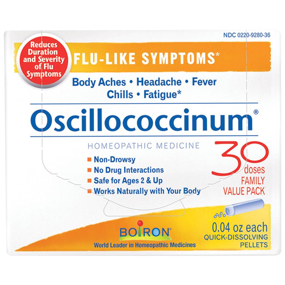 Oscillococcinum - Homeopathic Medicine For Flu-Like Symptoms (30 Doses)