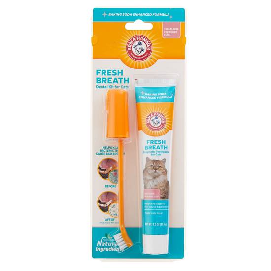 Arm & Hammer Fresh Breath Cat Dental Kit - Tuna (Size: 2.5 Oz)