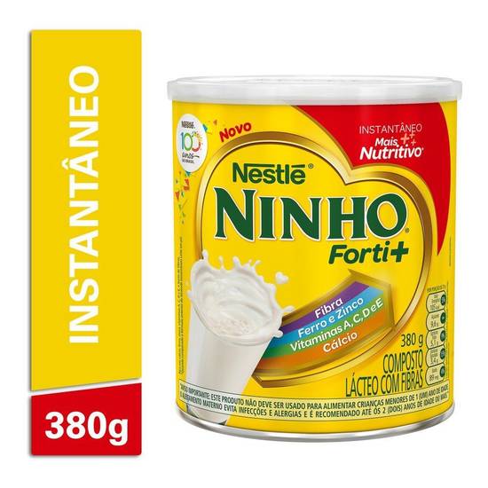 Nestlé composto lácteo com fibras ninho forti+ (380 g)