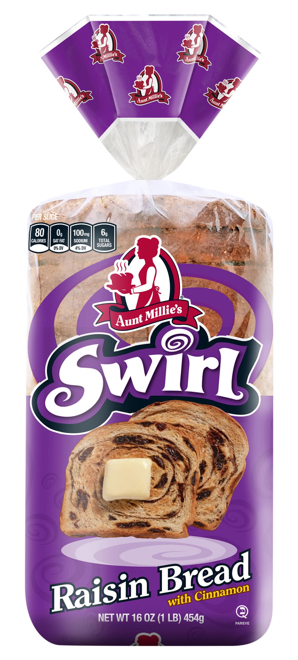 Aunt Millie's Swirl Raisin Bread With Cinnamon (16 oz)