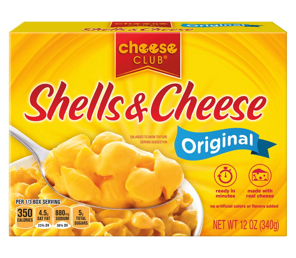 Cheese Club Shells and Cheese