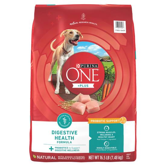 Purina One Real Chicken Adult Dog Food (16.5 lbs)