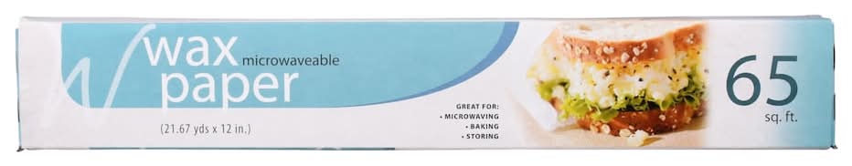 Durable Microwaveable Wax Paper, 65 ft