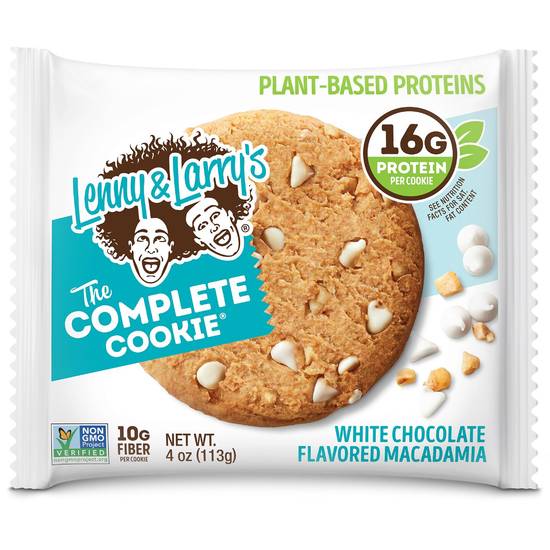 Lenny & Larry's Complete Cookie White Choc Macadamia 4oz