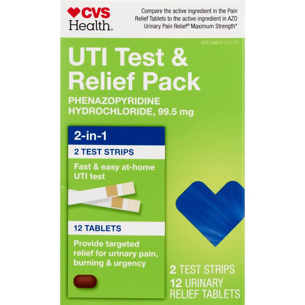 CVS Health Uti Test & Relief pack