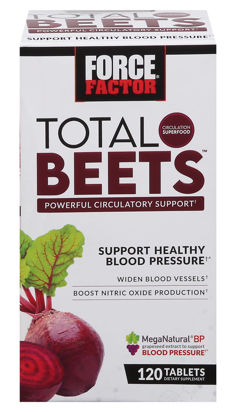 Force Factor Total Beets Circulatory Support Tablets (6.4 oz)
