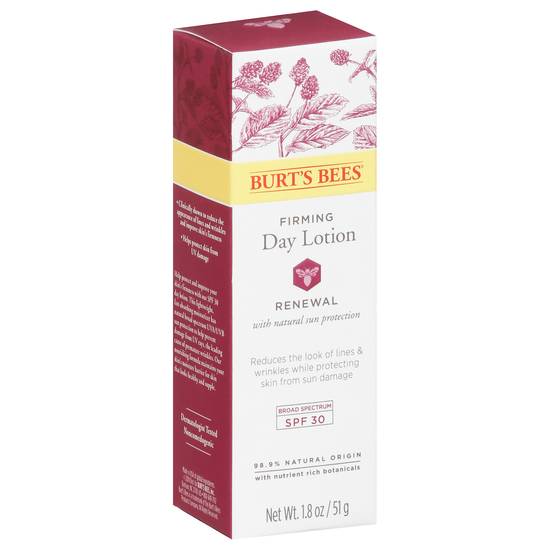 Burt's Bees Firming Broad Spectrum Spf 30 Day Lotion