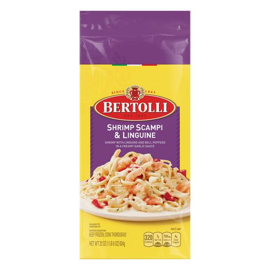 Bertolli Shrimp Scampi & Linguine in Creamy Garlic Sauce