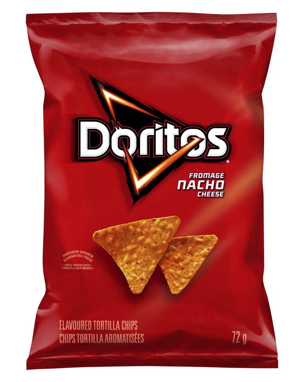 Doritos croustilles de tortillas (fromage) - doritos tortilla chips, nacho cheese (72 g)