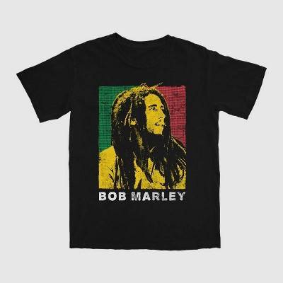 Men's Bob Marley Short Sleeve Crewneck T-Shirt - Black S