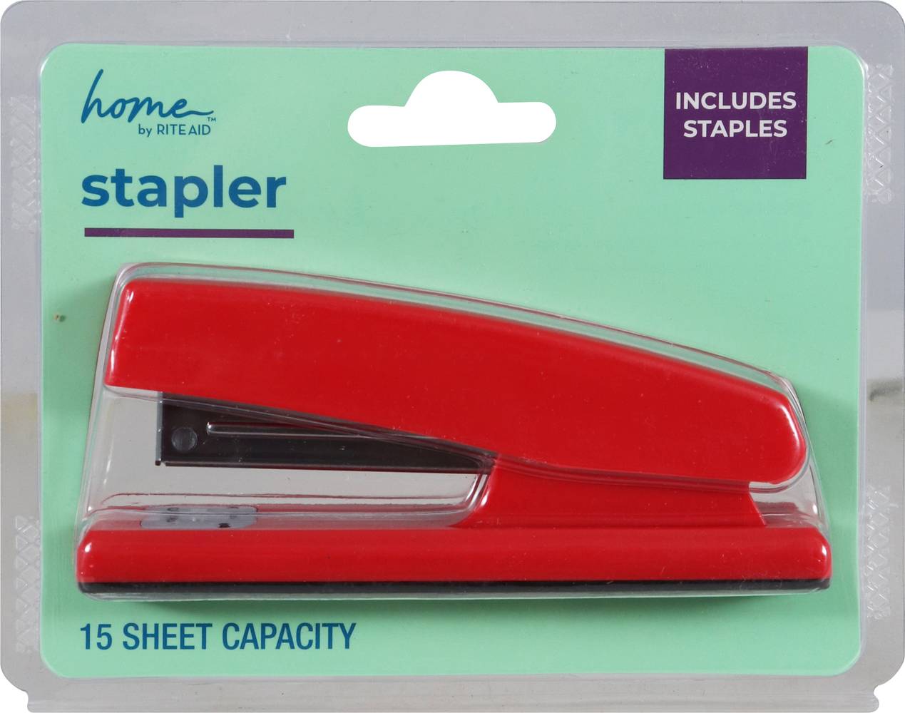 Rite Aid Home Office Stapler (red)