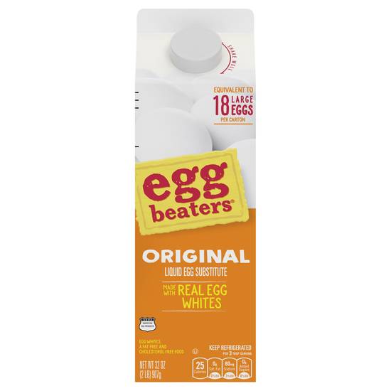 Egg Beaters Original Cholesterol Free Real Liquid Eggs Whites (32 oz)