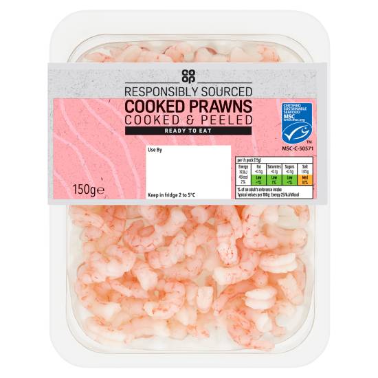 Co-Op Cooked Prawns (150g)