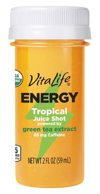 Vitalife Organic Energy Tropical Juice Shot