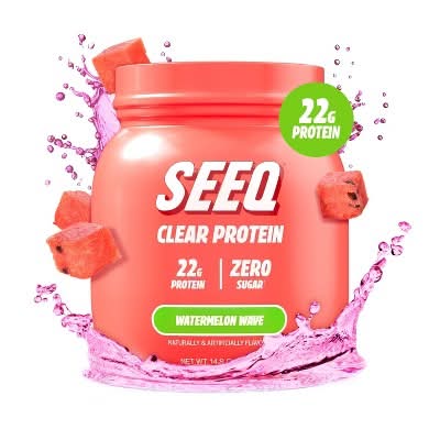 Seeq Clear Protein Powder, Watermelon Wave (14 fl oz)