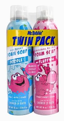 Mr. Bubble Foam Soap Twin pack, Blueberry-Original Bubble (16 oz, 2 ct)