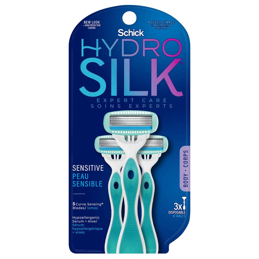 Schick Hydro Silk Sensitive Care Razors (3.2 oz)