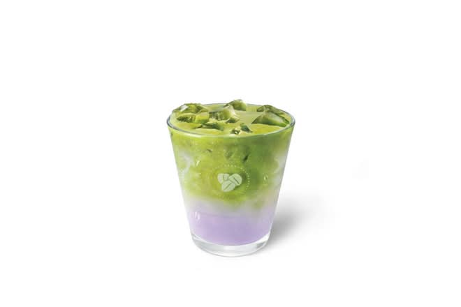 Sweet Ube Iced Matcha