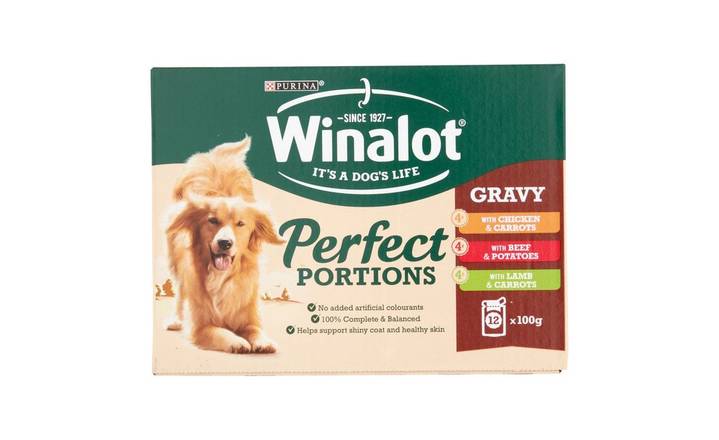 Winalot Meaty Chunks in Gravy 12 pack 100g (391863)