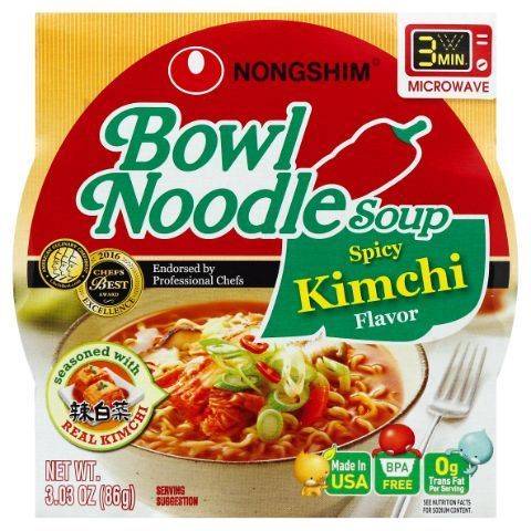Nongshim Bowl Noodle Soup Spicy KimChi