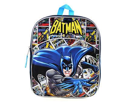 "Batman" Black & Blue Comics Mini Backpack