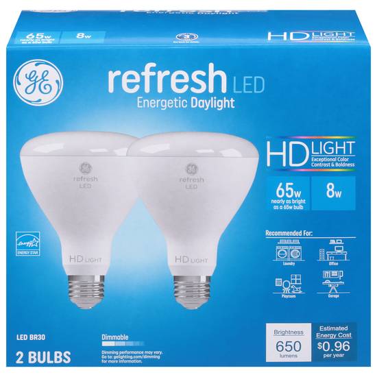 Ge Lighting 8 Watts Daylight Led Bulbs (2 ct)