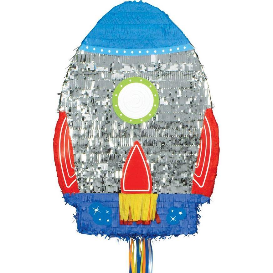 Pull String Blast Off Rocket Pinata