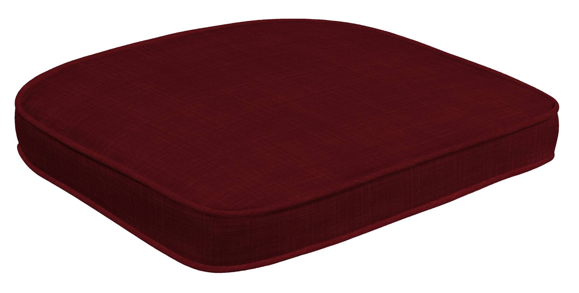 Style Selections Lola 18-in x 21-in Wine Patio Chair Cushion | 21310S-108B205