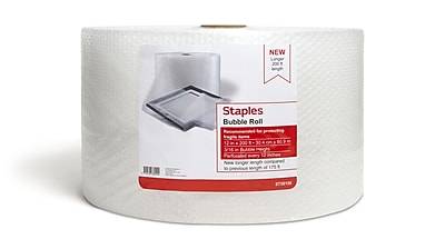 Staples 3/16 Bubble Roll 12 X 200 Clear (st59156)