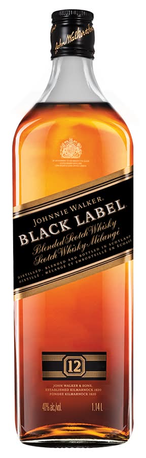Johnnie Walker Black Label Blended Scotch Whisky (1.14 L)