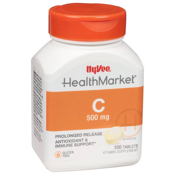 Hy-Vee HealthMarket C-500 Prolonged Release Dietary Supplement Tablets