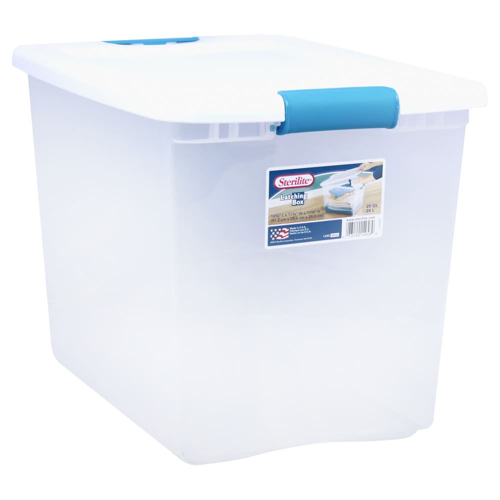 Sterilite 25 Quart Capacity Latching Box Delivery in Under an