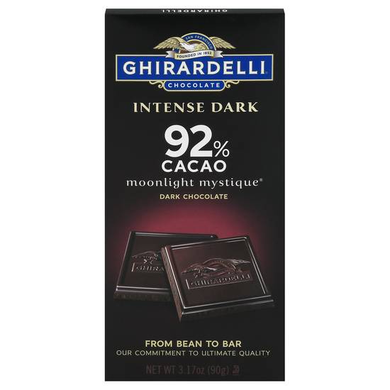 Ghirardelli 92% Cacao Intense Dark Chocolate (3.17 oz)