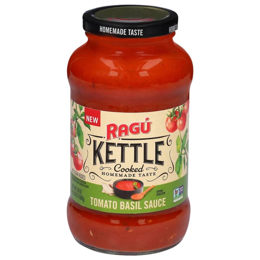 Ragú Kettle Cooked Tomato Basil Sauce (24 oz)