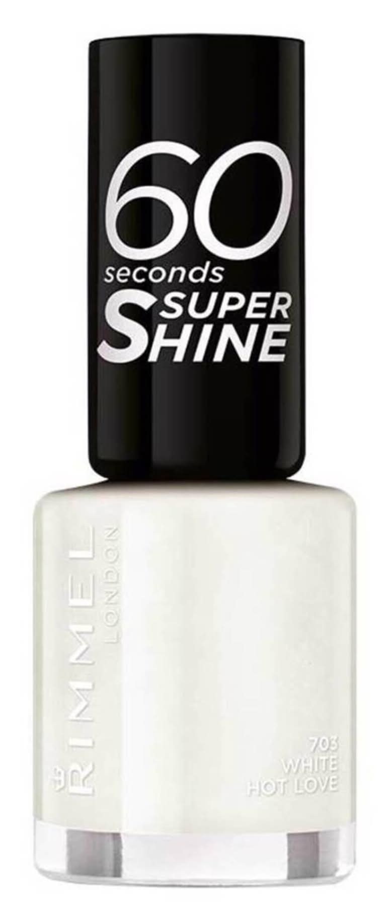 Verniz de Unhas 60 Seconds White Hot Love 703 Rimmel (emb. 1 un)