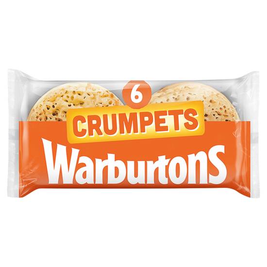 SAVE £0.15 Warburtons Crumpets x6