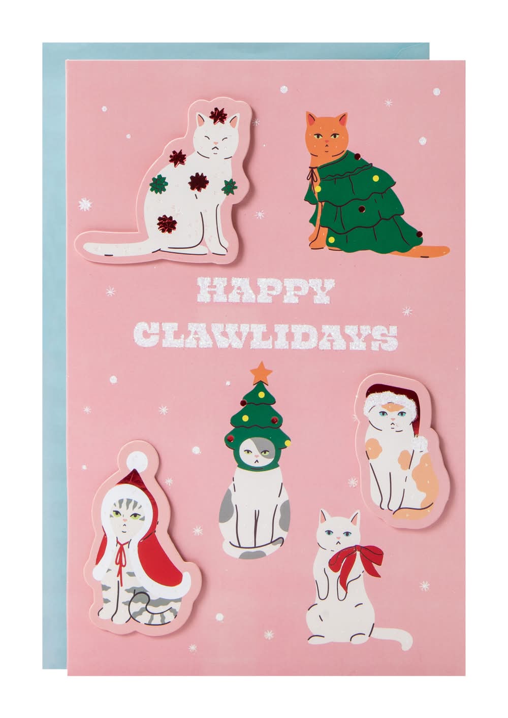 Christmas Holiday Card Christmas Cats