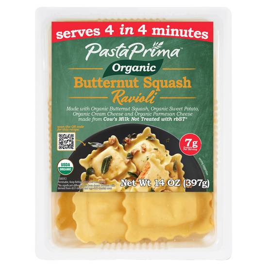 Pasta Prima Organic Butternut Squash Ravioli (14 oz)