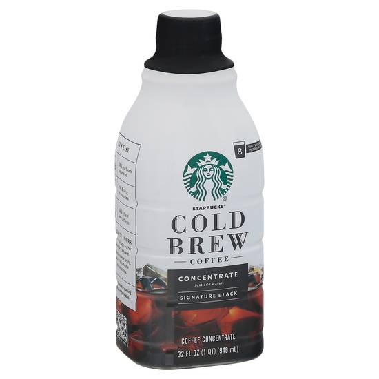 Starbucks Cold Brew Signature Black Coffee Concentrate (32 fl oz)