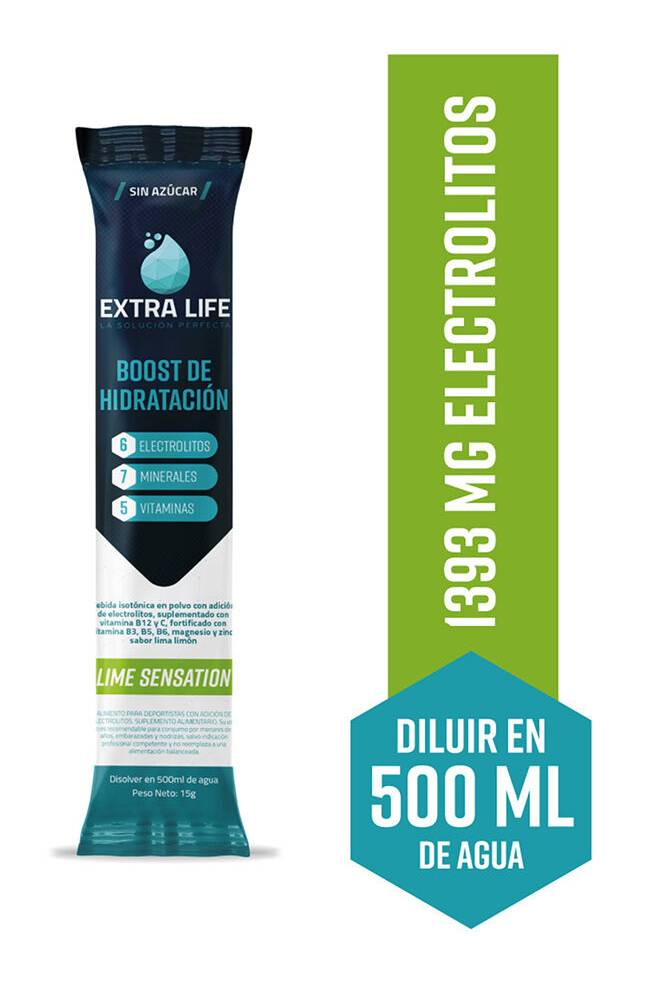 Extra Life Boost de Hidratación Lime Sensation