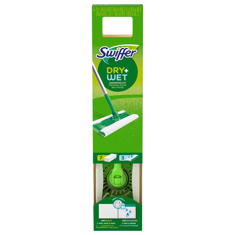 Swiffer Dry + Wet Sweeping Kit