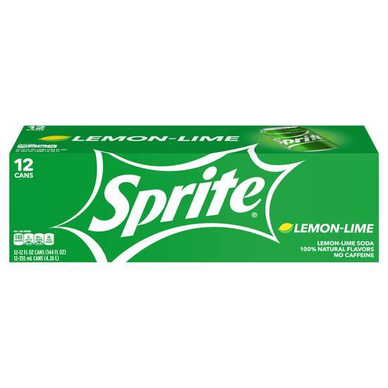 Sprite Lemon Lime Soda (12ct, 12 fl oz)